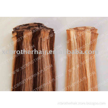 Hand-tied remy hair weft with good handicrafts